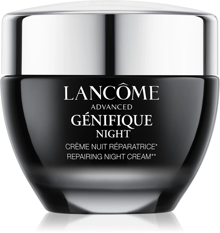 „Lancôme Génifique Advanced Night“ atjauninamasis naktinis kremas su hialurono vašku