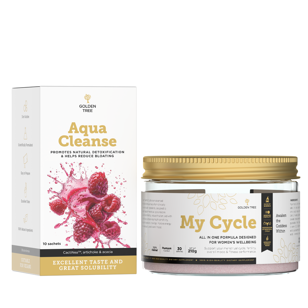 Golden Tree AQUA CLEANSE + KOMPLEKTS MANA CIKLA LĪDZEKLIS