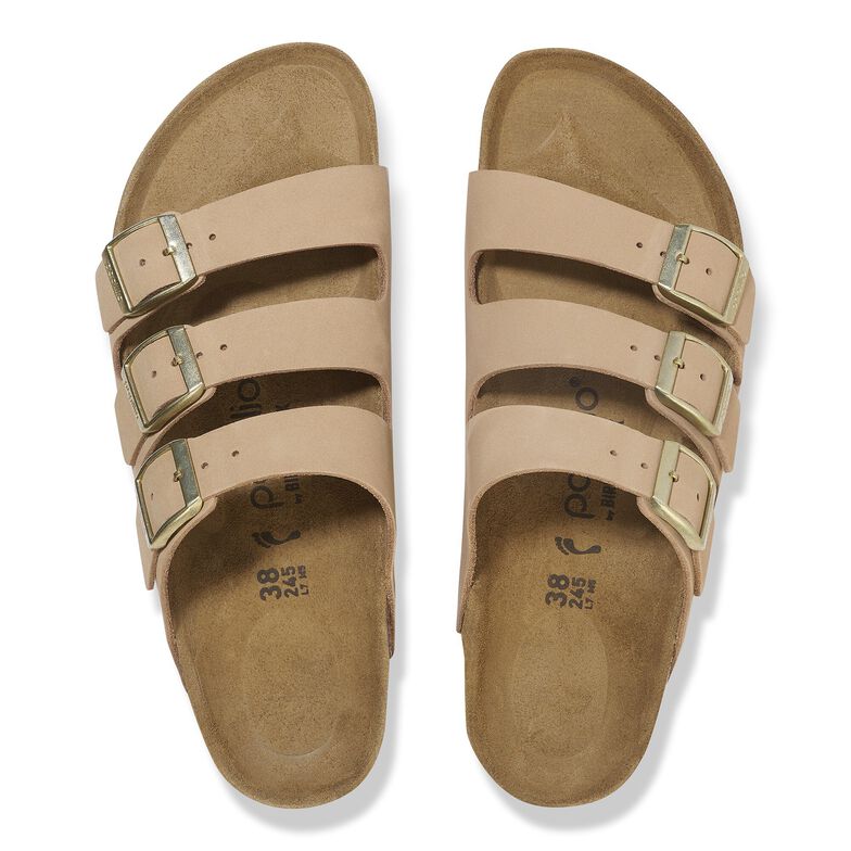 Florida Flex Platform Pelle Nubuck - Sandcastle Sandcastle