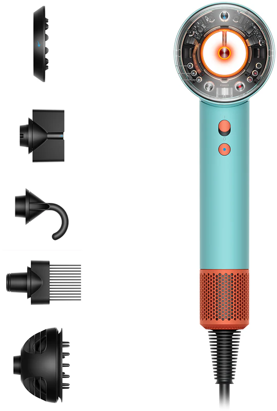 Secador de cabelo Dyson Supersonic™ Nural HD16 com acabamento em cerâmica pátina/topázio