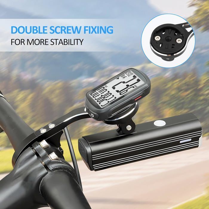 Fietshouder voor Garmin en Bryton GPS-fietscomputers, fietsaccessoires compatibel met GoPro/fietsverlichting, 31,8 mm