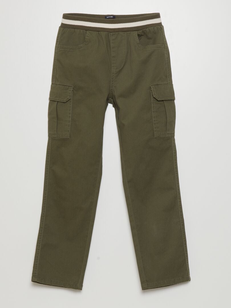 Pantalones cargo - CAQUI