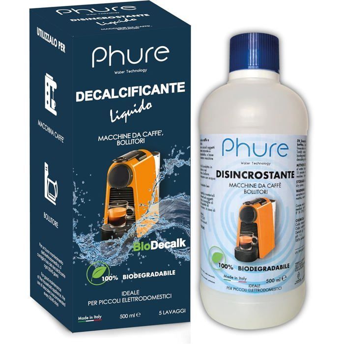 Desincrustante - Fleuve - Bio Decalk, desincrustante concentrado 500ml, universal e natural, para todas as máquinas.