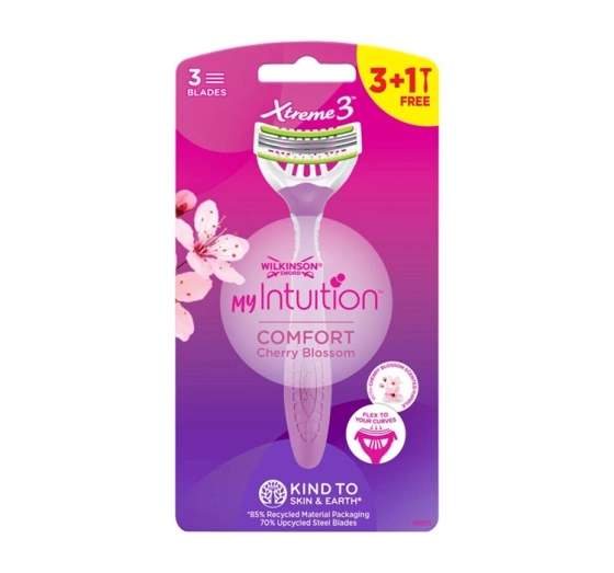 Wilkinson Sword Xtreme3 Comfort  jednorazowe maszynki do golenia dla kobiet Cherry Blossom 4 sztuki
