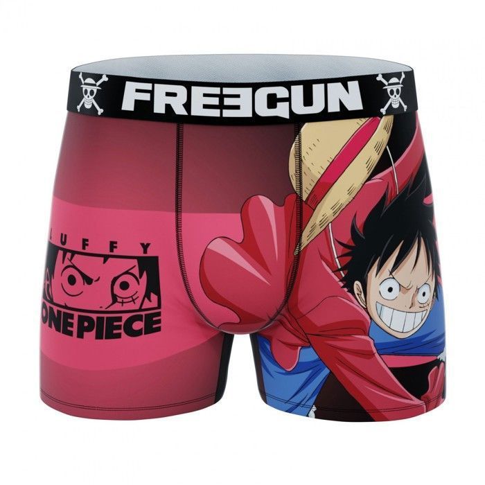 Freegun Men's ONE PIECE Boxer Shorts, Men's Underwear - Black (Pack of 5)