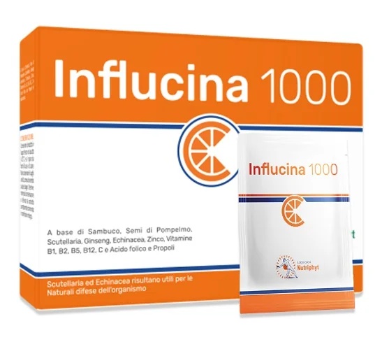 NUTRIPHYT Influcina 1000 Complément alimentaire pour la défense immunitaire 14 sachets