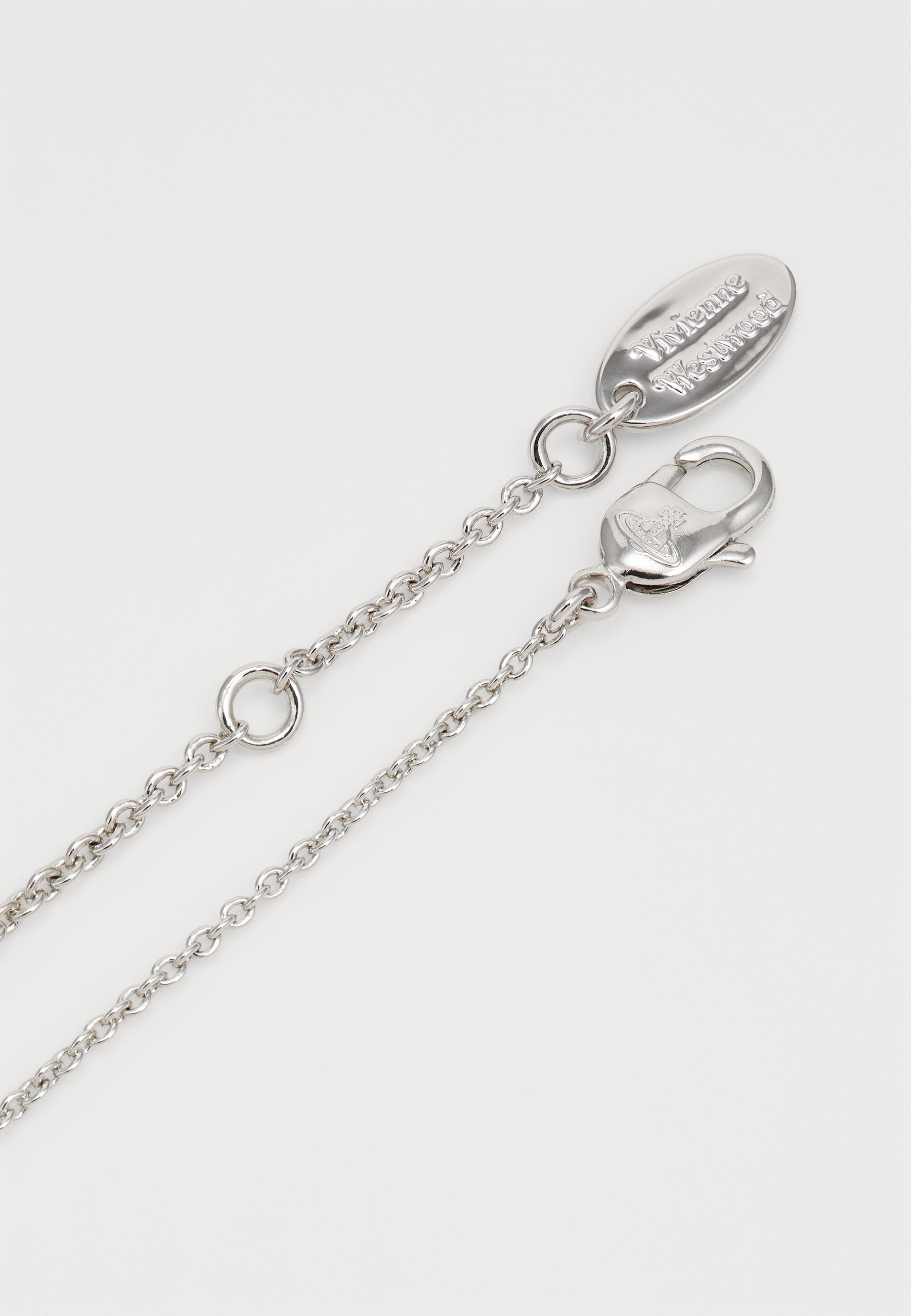 Vivienne Westwood PETRA HANGER - Halsketting - zilverkleurig/goudkleurig/koraal