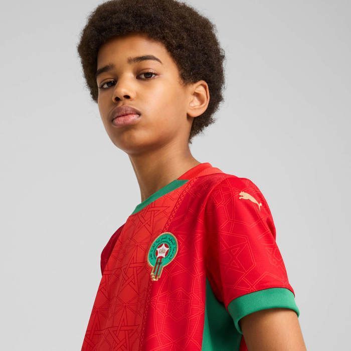 Camiseta de local de Marruecos para la Copa Africana de Naciones 2025 para niños