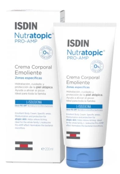 ISDIN Nutratopic Pro-AMP pehmendav kreem atoopilisele nahale 200 ml