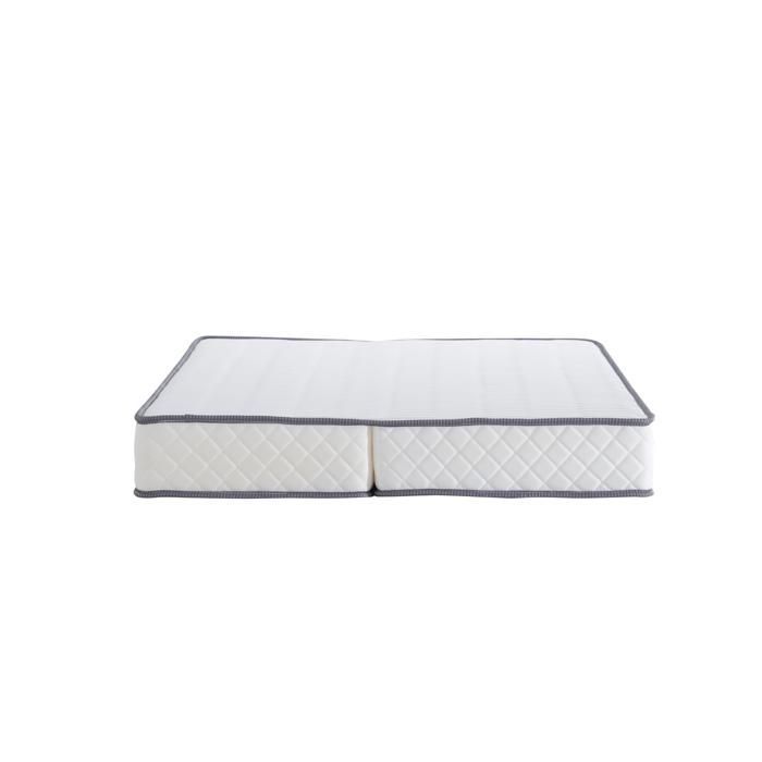 Extra Firm Mattress for All Click Clack Sofa Beds 130x190 x 15 cm - Seat Cutout 70 cm - 5 Comfort Zones - Highly Breathable