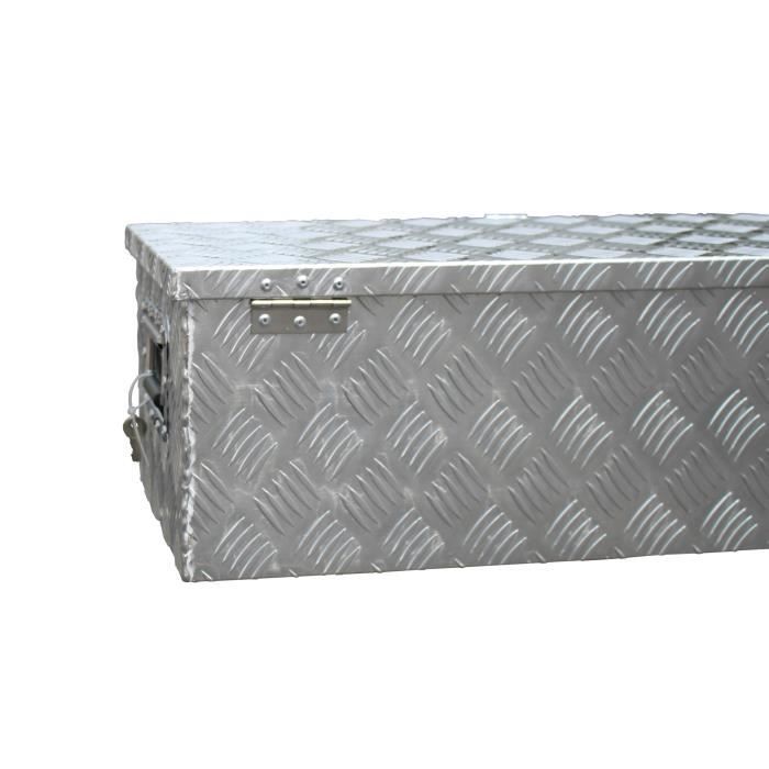 Bc-elec - NETTB-18 Caisse à outils ALU, Boite de rangement Caisse de transport en aluminium pour véhicule 76x33x25cm 60litres