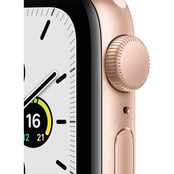 Apple Watch SE GPS - Caixa de alumínio dourado de 40 mm - Pulseira em ouro rosa (2020) - Recondicionado - Excelente estado