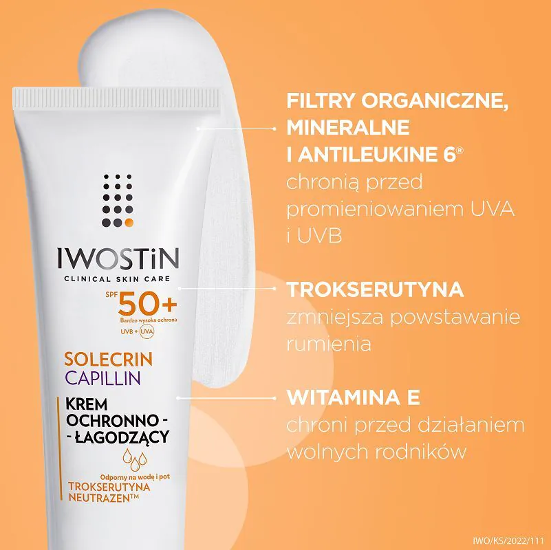 Iwostin Solecrin Capillin Krem ochronny SPF 50+