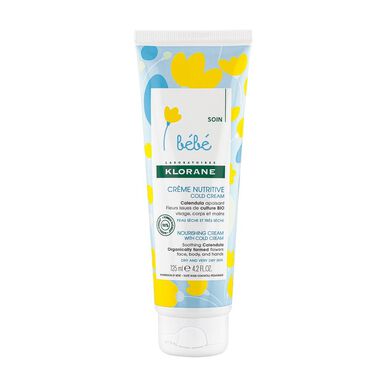 Klorane Baby Nourishing Cream kylmävoiteella Ravitseva voide Kuivalle iholle 0 kuukautta 125 ml 125 ml