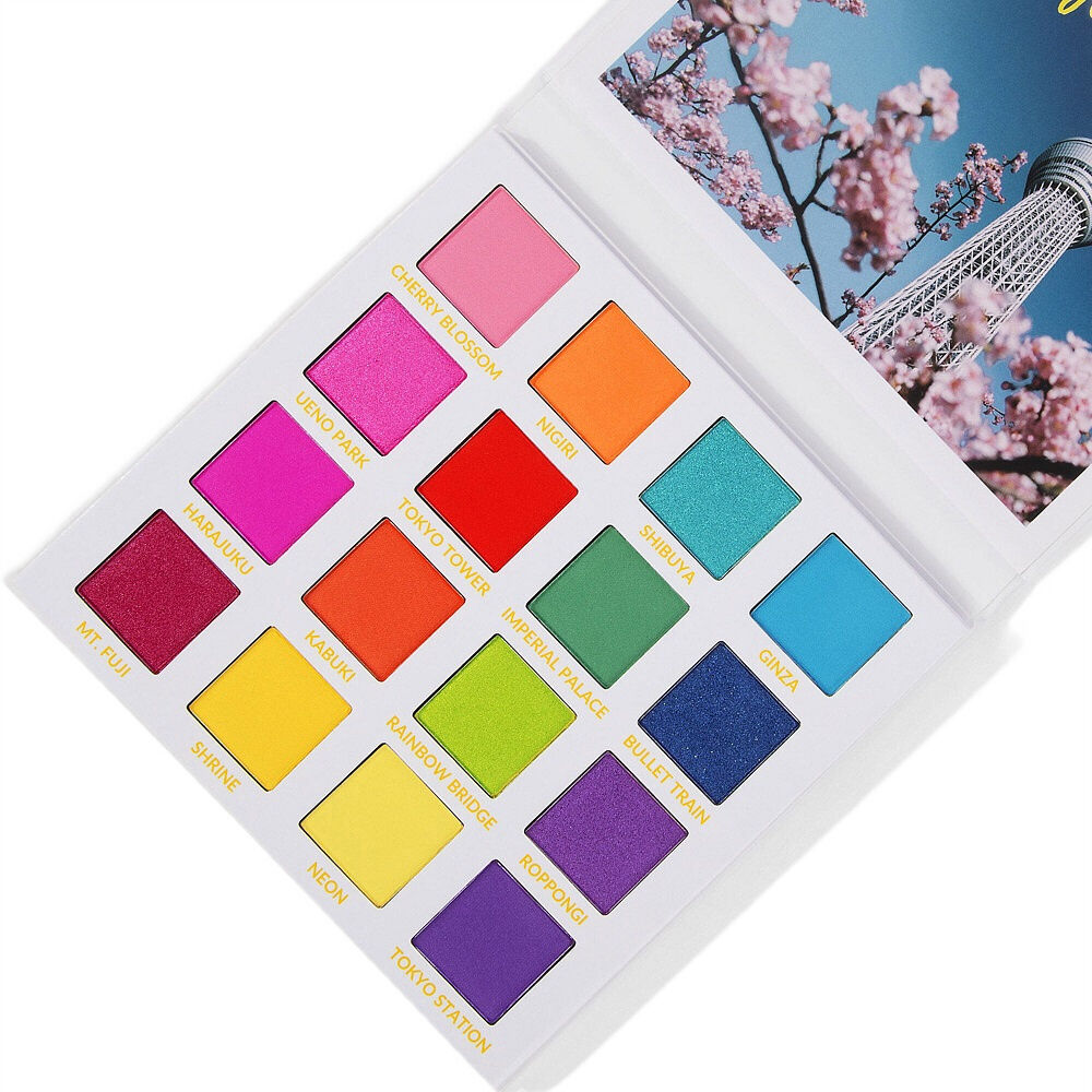 Revolution Makeup BH Trendy In Tokyo 16 Farver Øjenskyggepalette
