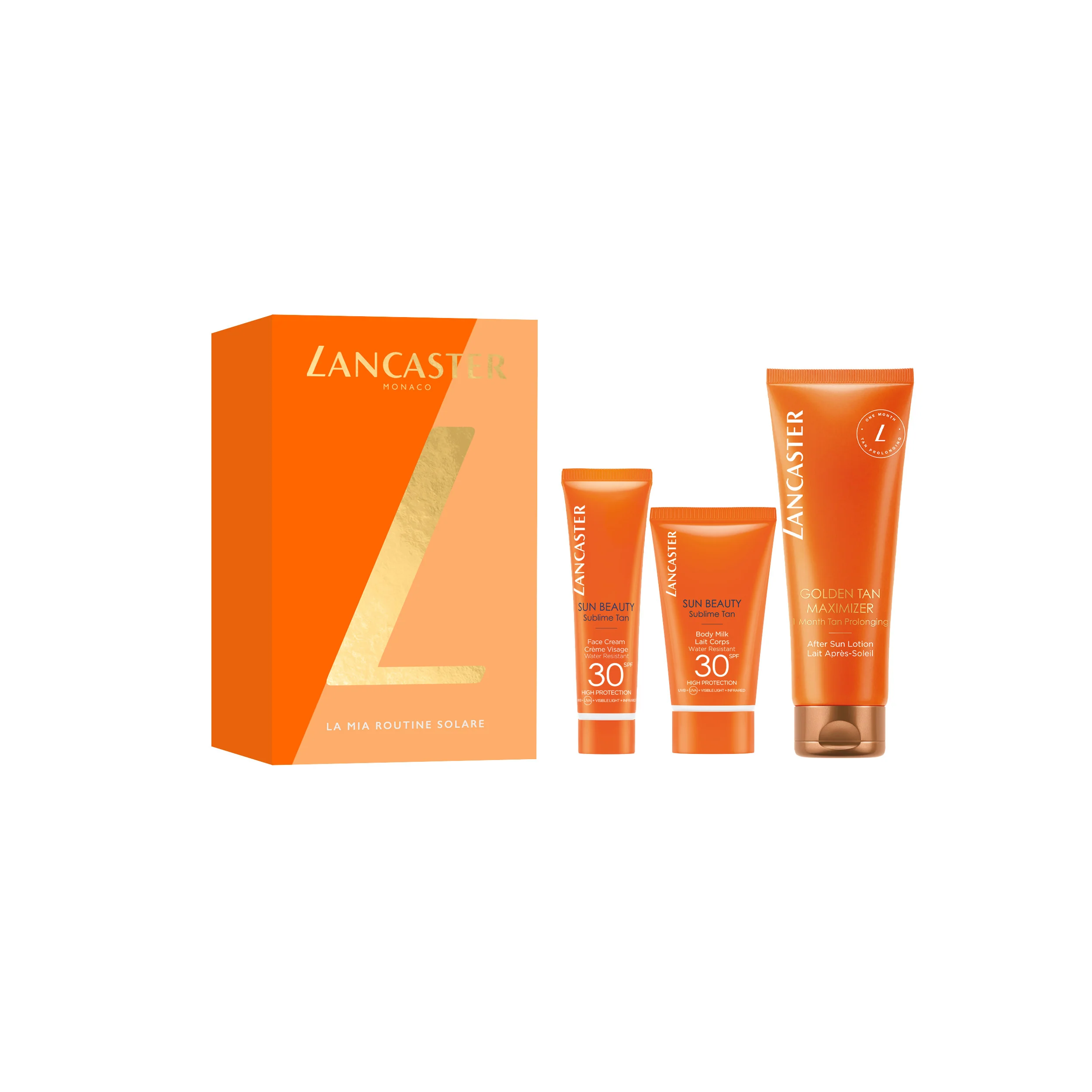 Sun Beauty My Sun Kit Italy - Cofanetto Solare, Coffret Solare, Solare viso alta prot., Latte solare corpo alta prot., Latte corpo doposole, Doposole viso