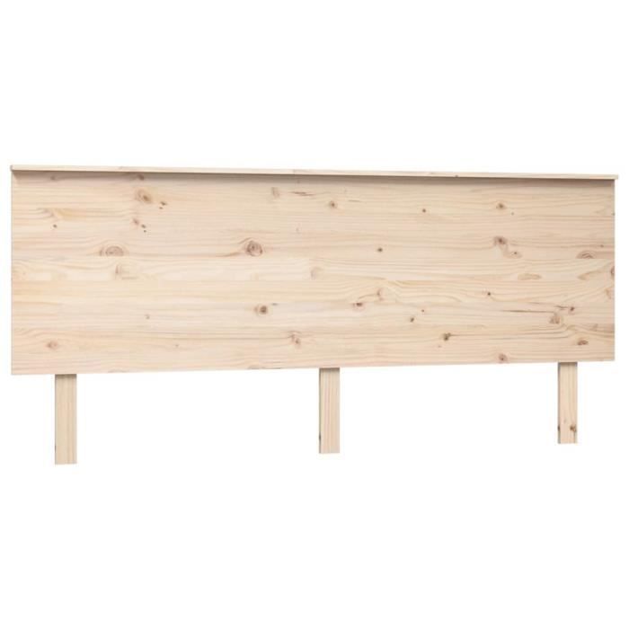 Cabeceira vidaXL 184x6x82,5 cm Madeira maciça de pinho 819185
