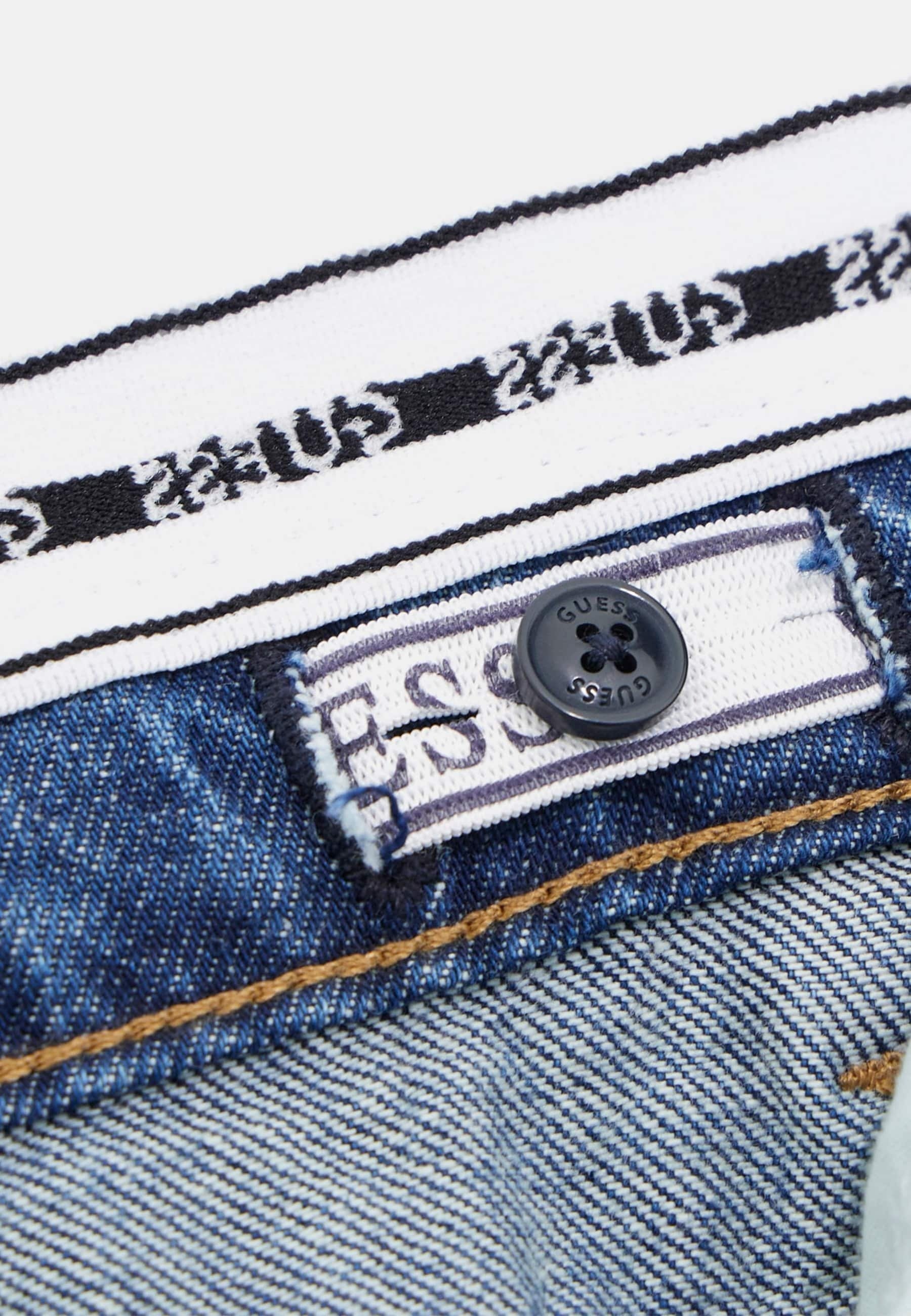 Guess PALAZZO - Rechte jeans - blauw