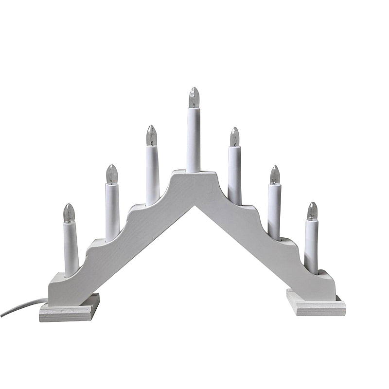 Portacandele dell'Avvento Light IT a 7 bracci, luce bianca