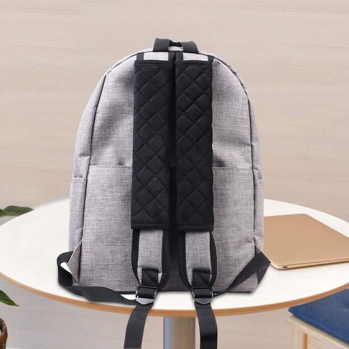 Protector de cinturón de seguridad para coche, cojín extraíble para cinturón de seguridad, 2 almohadillas de confort para asientos de coche para adultos y niños (negro)