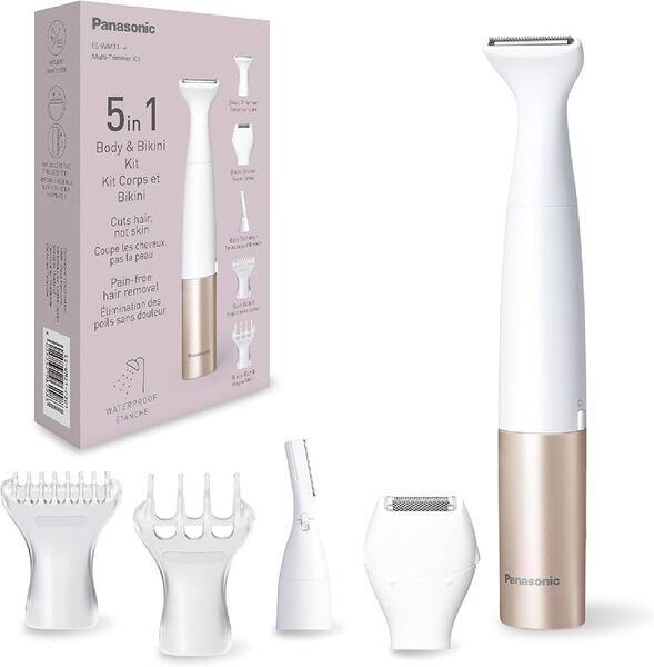 Panasonic 5 az 1-ben test- és bikinivonal-szett női epilátorhoz - fehérarany