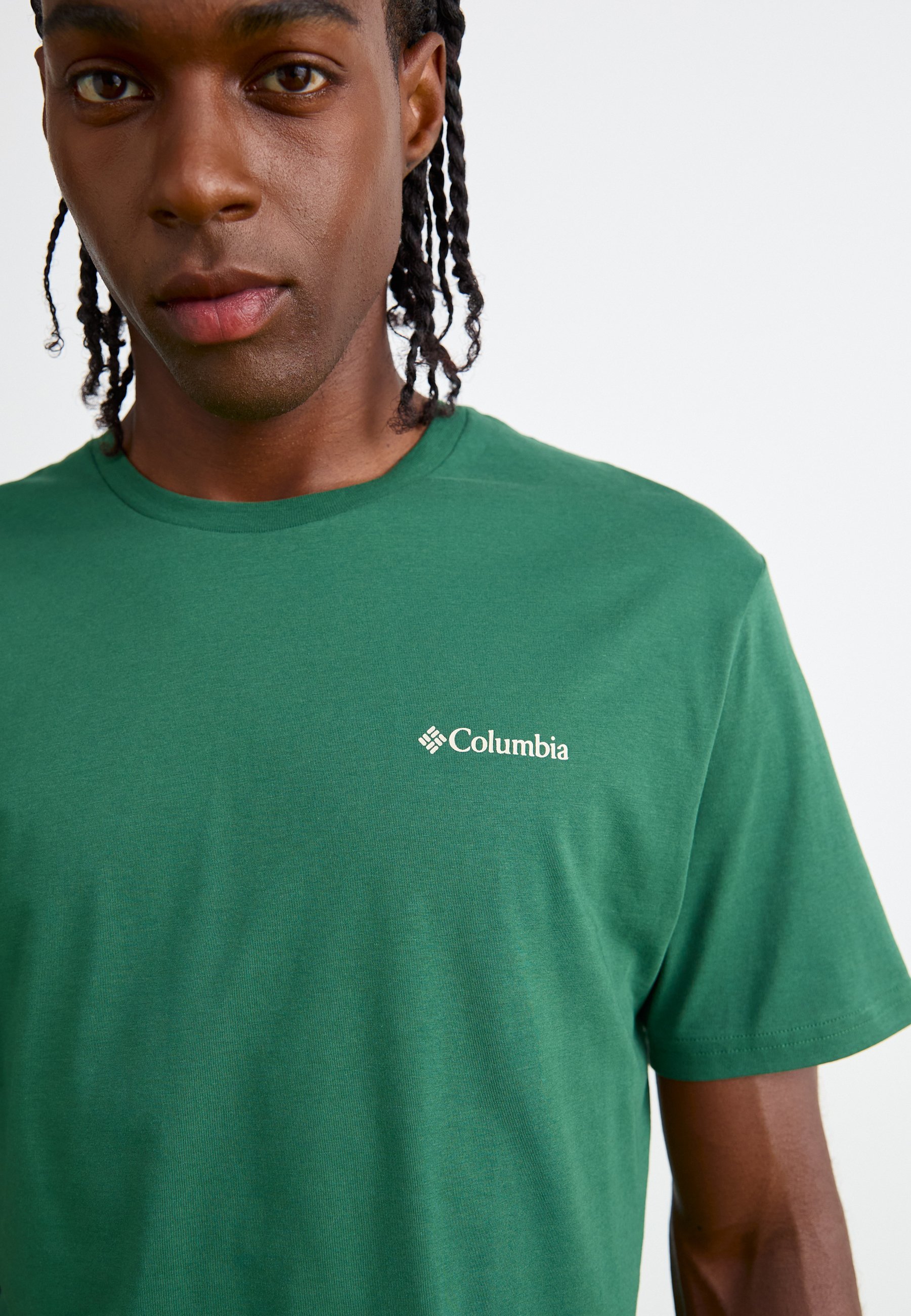 Camiseta estampada Columbia BARTON SPRINGS - estampa floresta tropical/pedra escura