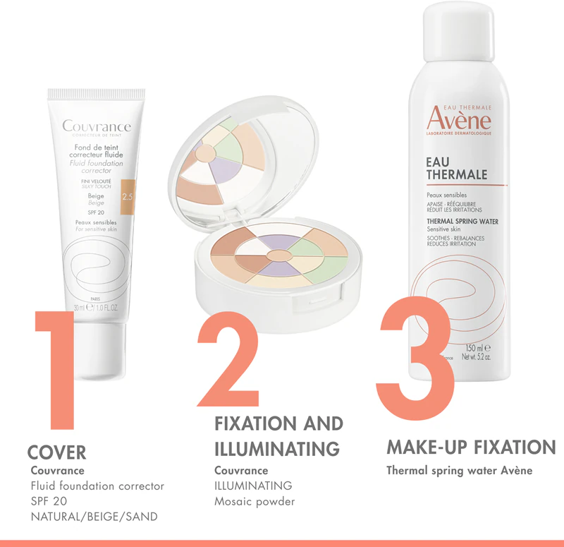 Avène Couvrance Illuminating Mosaic Powder voor de gevoelige huid