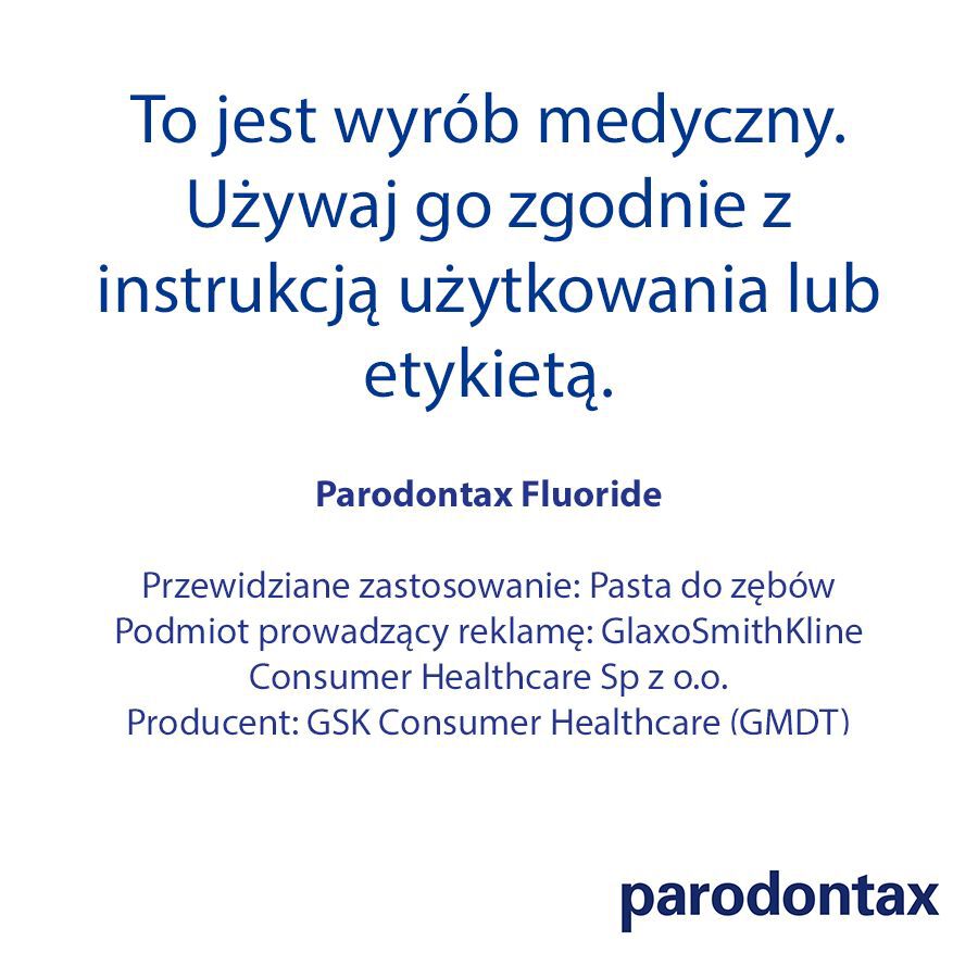 Pastă de dinți Parodontax cu fluorură 75ml