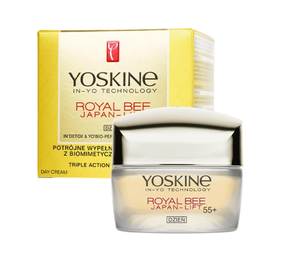 Yoskine Royal Bee Japan-Lift 55  przeciwzmarszczkowy krem do twarzy na dzień 50ml