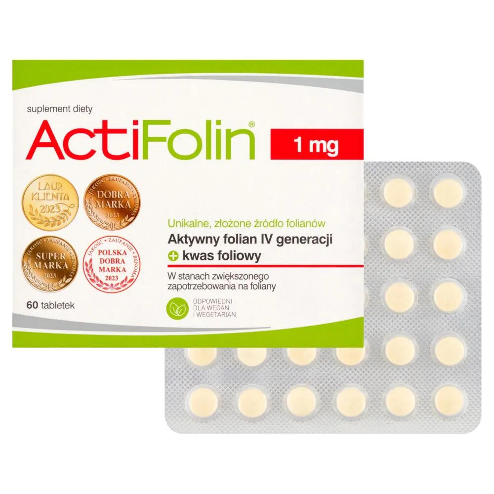 Actifolin 1 mg Tabletki powlekane
