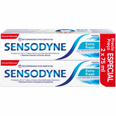 Sensodyne Pack Extra Fresh -hammastahna 2 x 75 ml 2 x 75 ml