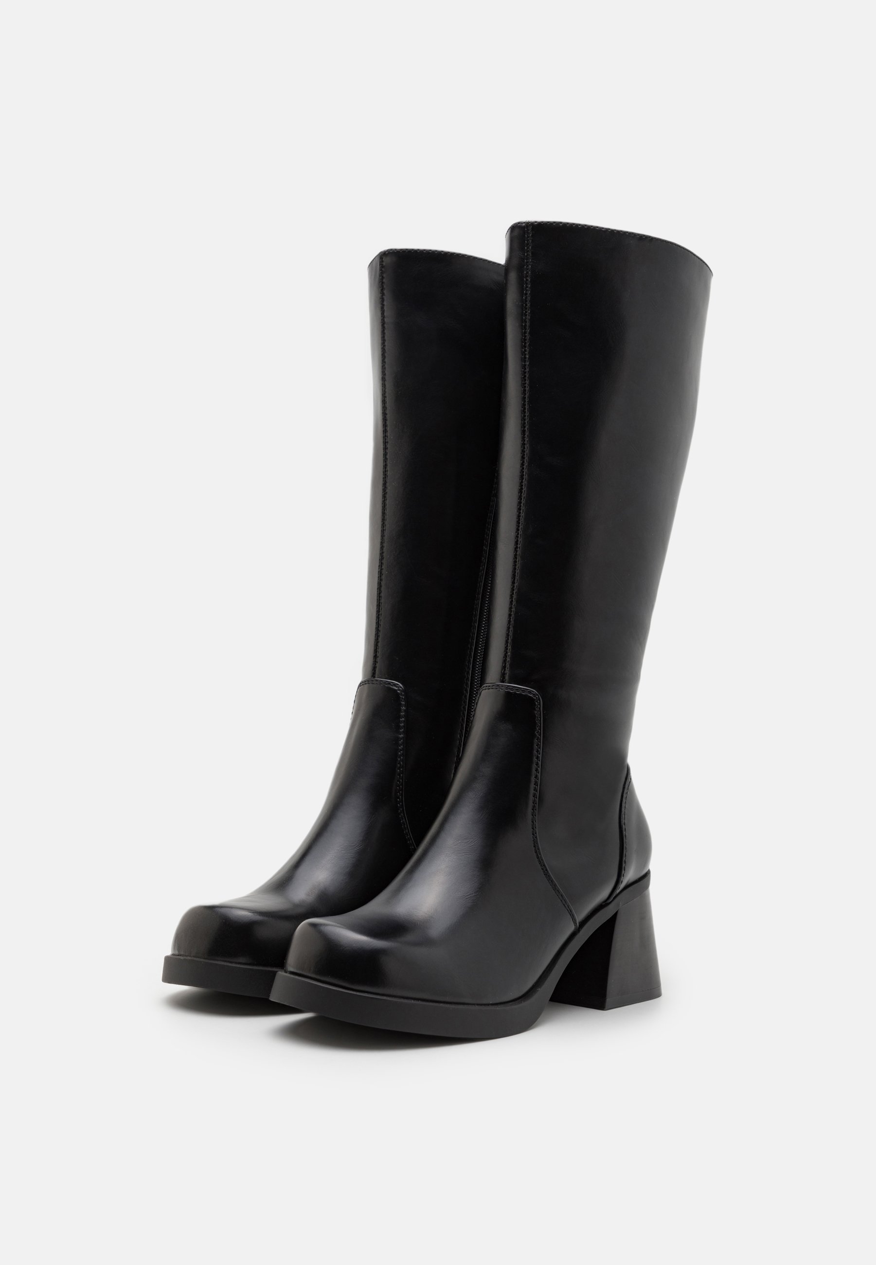 ONLY SHOES ONLBIRDIE BOTTES HAUTES - Bottes à plateforme - noires