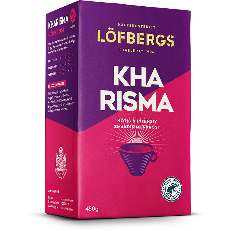 Löfbergs Koffiefilter gemalen 450 g Kharisma Löfbergs