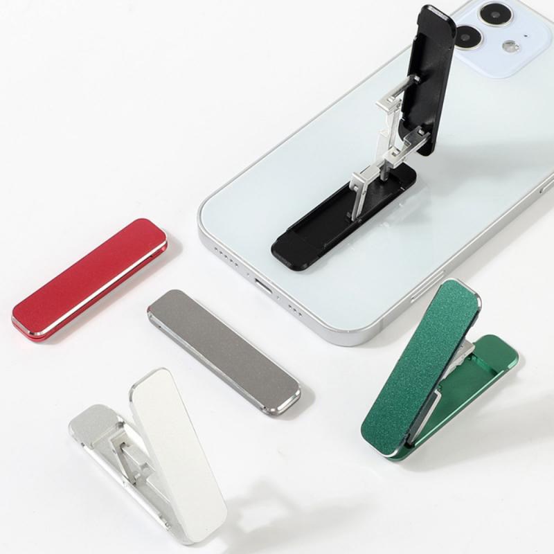 Universal Mini Metal Folding Mobile Phone Stand Aluminum Alloy Invisible Portable Folding Stand Desktop Mobile Phone Accessories