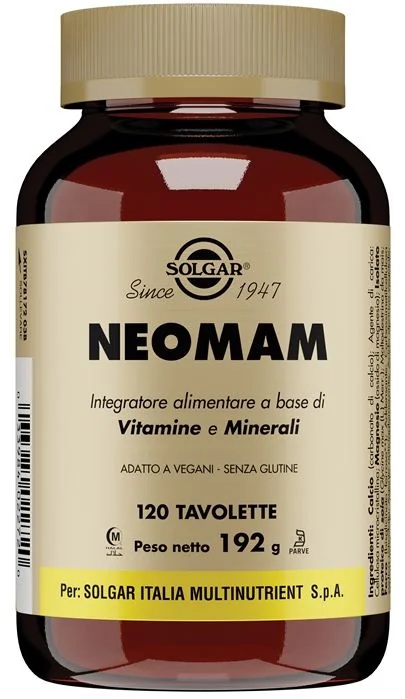 SOLGAR Neomam 120 tabletten voor zwangere vrouwen