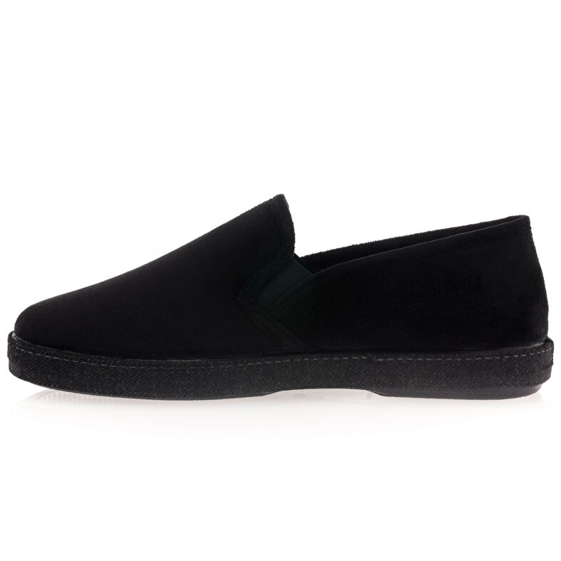 Pantuflas negras para hombre