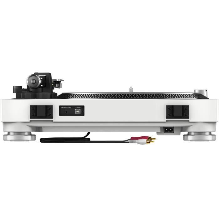 Turntable - PIONEER DJ - PLX-500-K - Analog Sound - 1 USB Output - White