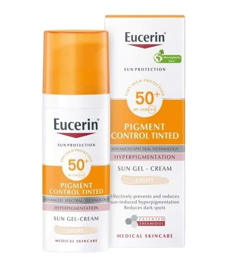 Eucerin Pigment Control SPF50+ Fluid ochronny przeciw przebarwieniom koloryzujący