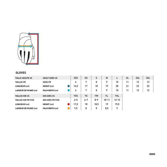 Guanti da motocross SHOT RACE GEAR Drift Vision Red