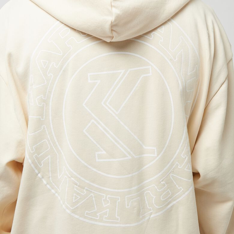 KK CHEST RETRO OS ZIP HOODIE creme