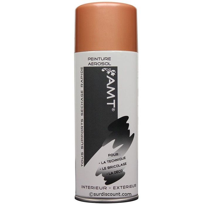 Vernice spray AMT color oro rosa - 330 ml - Resistente dopo l'asciugatura - Adatta a tutte le superfici