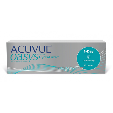 Acuvue Oasys 1 Day kontaktlinser, 30 eller 90 enheter.
