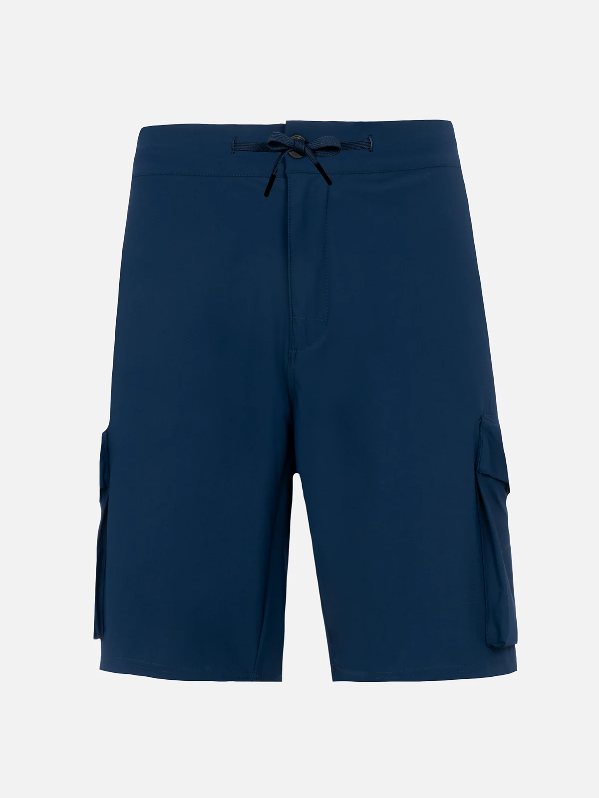 Bermudashorts voor heren van technisch materiaal in marineblauw.