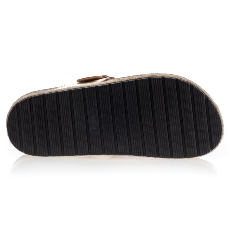 Női sárga flip-flop papucsok / tanga szandálok