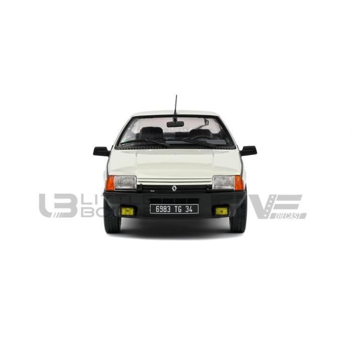 Voiture Miniature - SOLIDO - RENAULT Fuego Turbo - 1/18 - Blanc - 1985