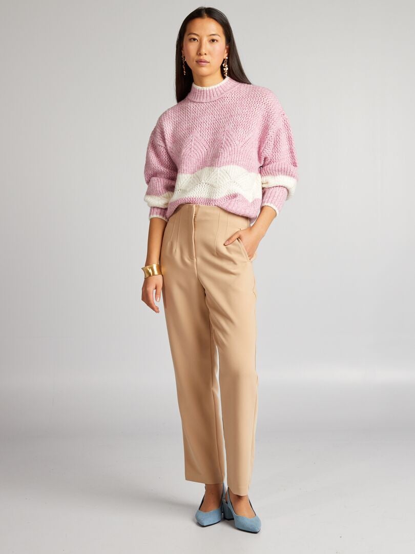 Jersey de punto grueso - ROSA