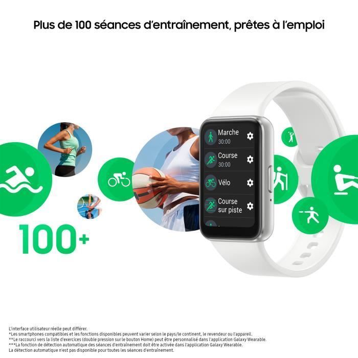 Braccialetto intelligente Samsung Galaxy Fit 3 argento