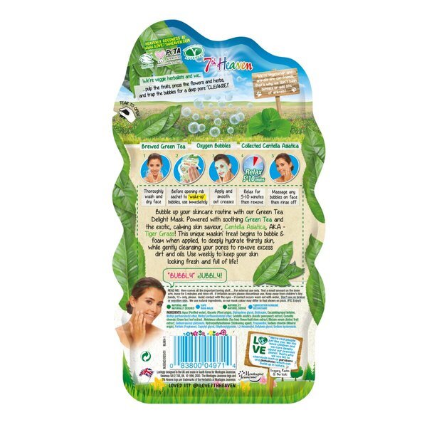 7th Heaven Bubble Tea Oxygen maska za lice u platnu<br>27g