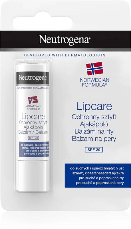 Neutrogena Norwegian Formula® balzams pret saules aizsargkrēma veidošanos SPF 20