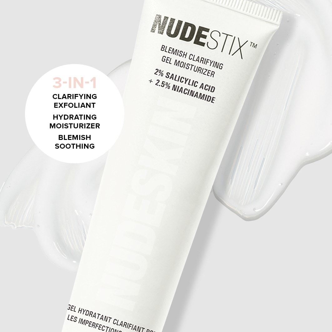 Nudestix NUDESKIN Rensende og fuktighetsgivende gel for urenheter – 60 ml